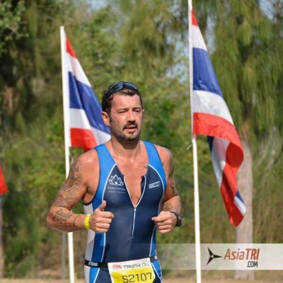 "unrestrained hedonism?" Justo has been in training for the Iron Man competition -