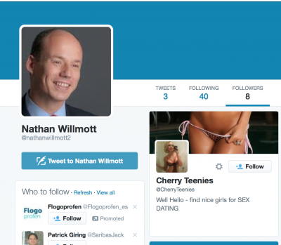 Nathan created Oct 23rd and focused on attacking SR has no personal friends, just the sort of follower you can easily acquire!
