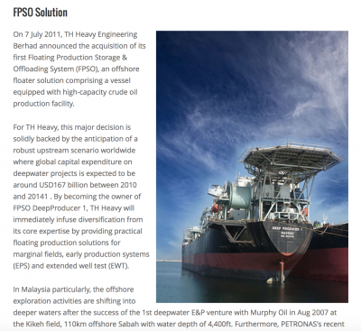 Billion ringgit 'floating production and offshore storage & offloading scheme"