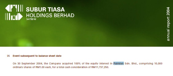 subur tiasa an report 2004 palmlyn2