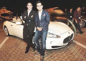 mahmud taib at fancy car show - star