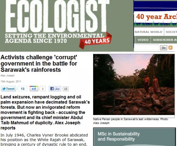 ecologist article