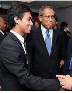 High commissioner and Mohd Asyraf