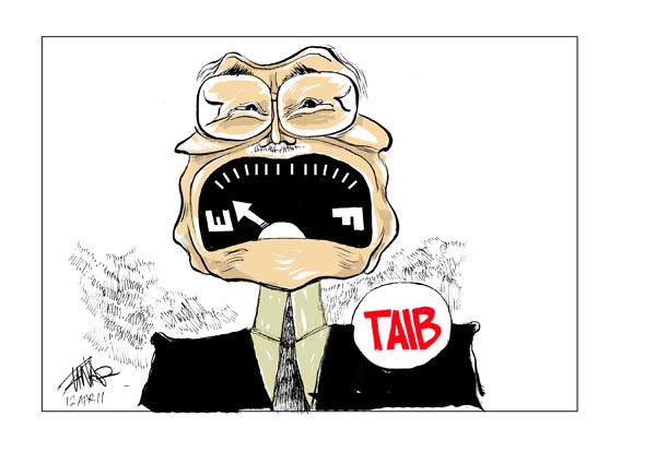 Taib Zunair cartoon 1