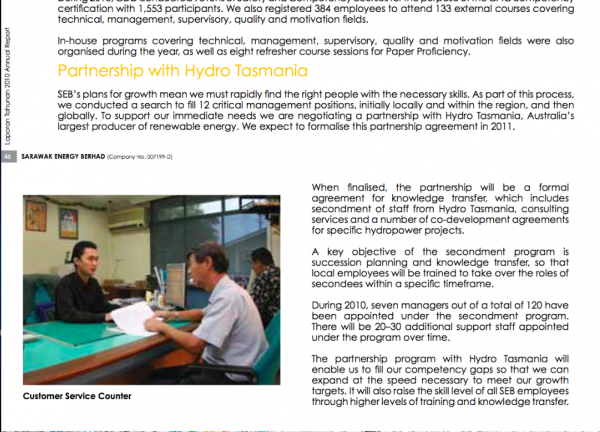 Sarawak Energy Annual report