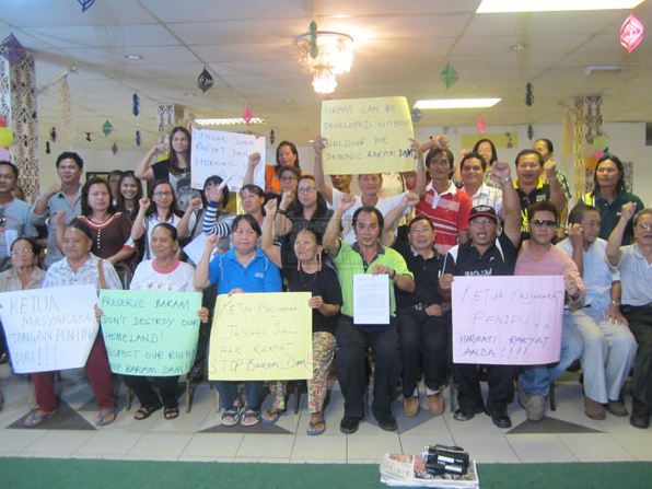 Philip Jau - SAVE Rivers Chairman and Baram dam protestors