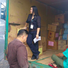 Tempting party food? SEB get ready to transport supplies to beleaguered families in Murum