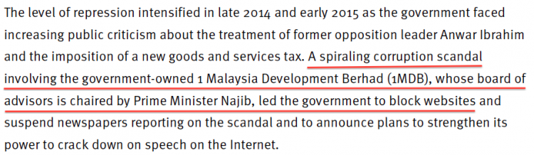 Sarawak Report has been blocked in Malaysia under the Communications and Multimedia Act
