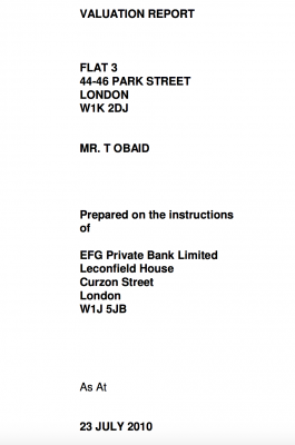 EFG Bank assisted in Tarek's house search in Mayfair. He transferred over millions from the account which received brokerage fees from Jho Low into his London account