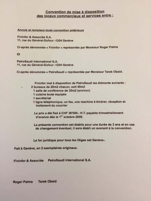 Rental contract